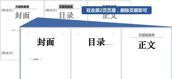 只需三步！教你快速删除Word封面里超难搞的页眉！
