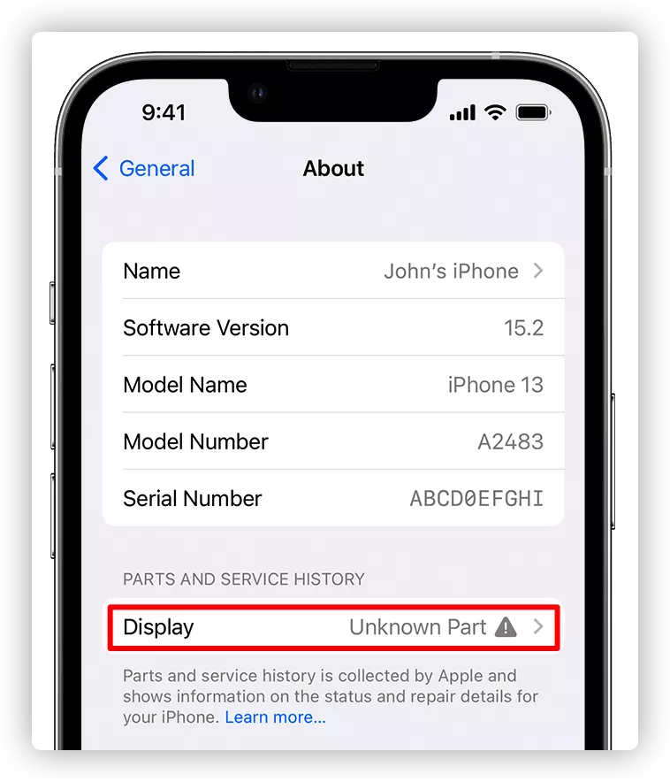 iOS 15.2 新功能，一键查询 iPhone 维修记录