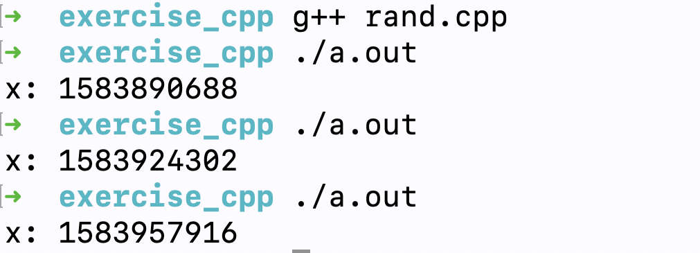C++生成随机数rand/srand函数