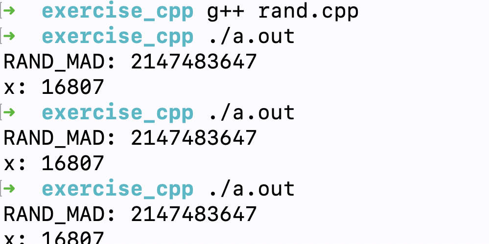 C++生成随机数rand/srand函数