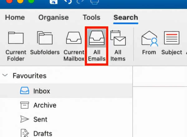 如何解决MacOS中Outlook搜索的问题