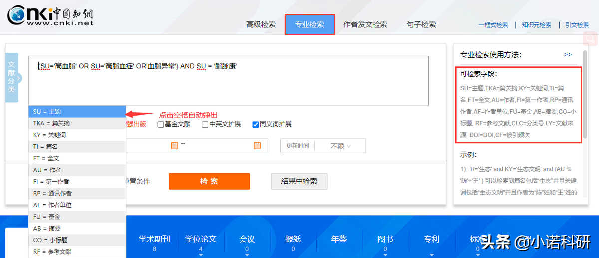全网最最全面细致的中国知网文献检索教程